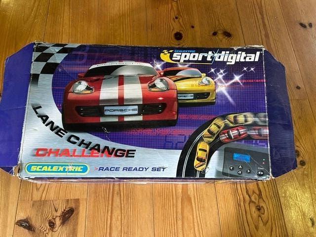 scalextric sport digital racebaan, Kinderen en Baby's, Speelgoed | Racebanen, Racebaan, Zelf te bouwen, Zo goed als nieuw, Elektrisch