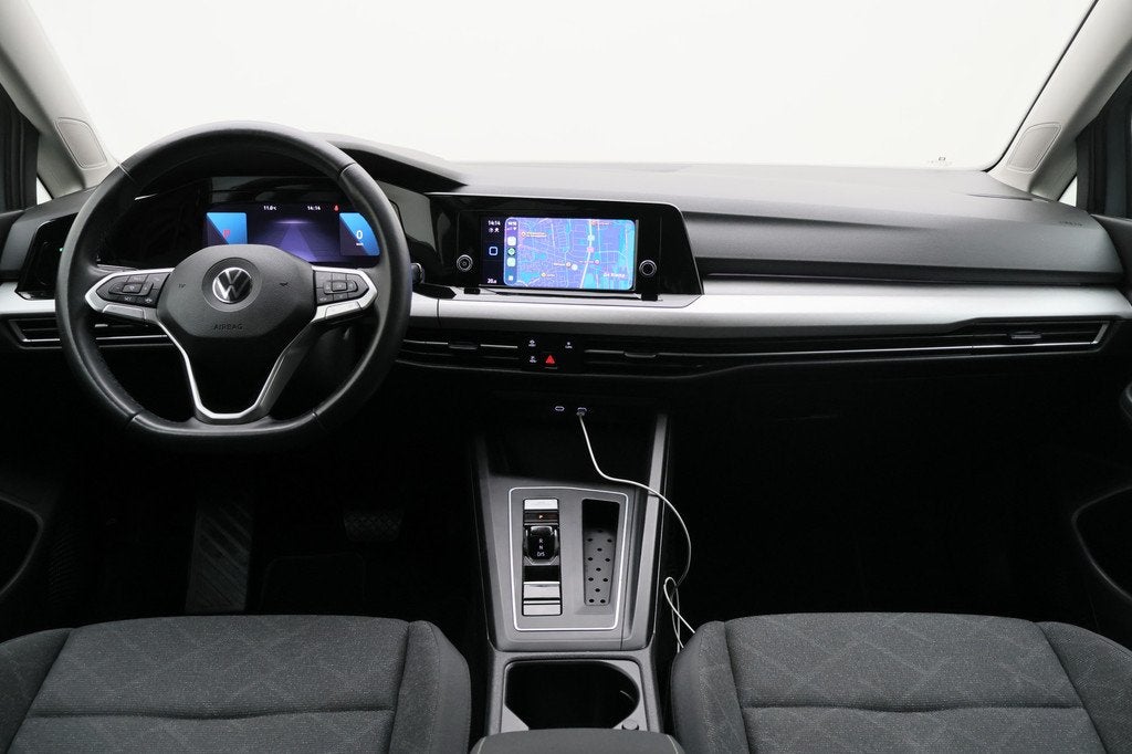 Volkswagen Golf 1.0 eTSI DSG Life Virtual Cockpit, Sfeerverl, Auto's, Volkswagen, Stof, Gebruikt, 23 km/l, Bedrijf