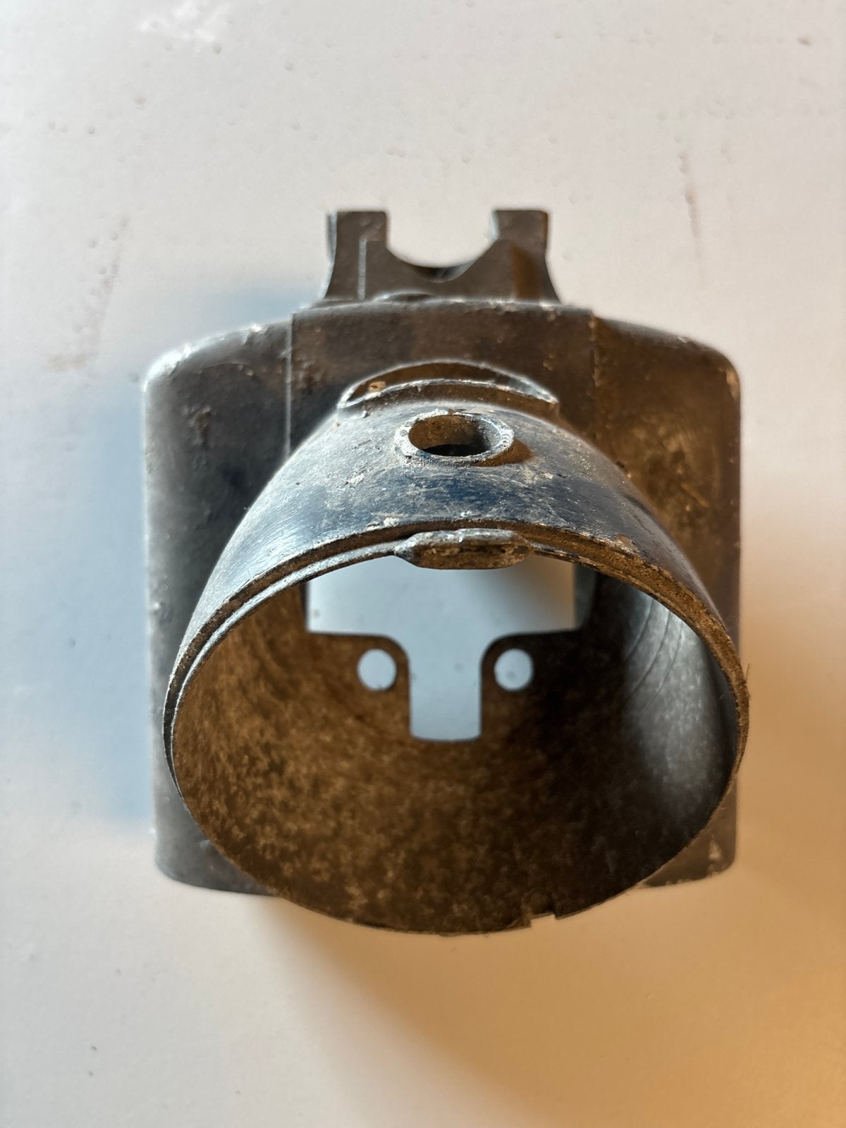 Zundapp 517-12 Koplampbehuizing - Origineel aluminium, Ophalen of Verzenden, Gebruikt, Koplamp