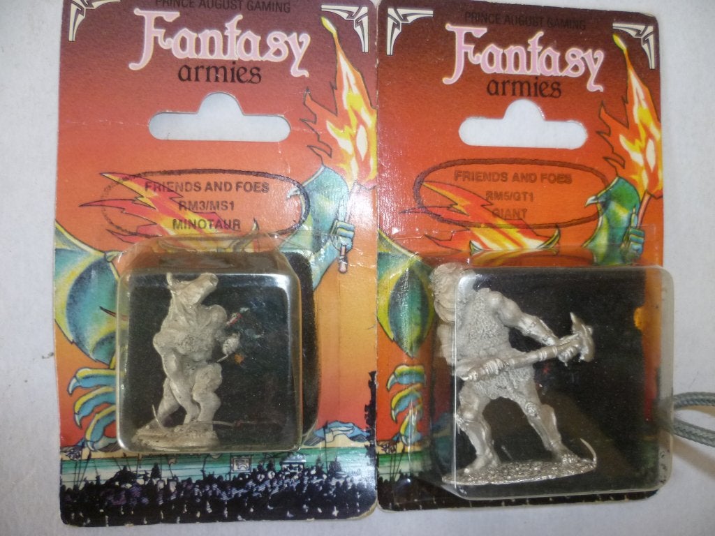 Fantasy Armies Dinosaur en Giant figuurtjes 4/5cm hoog nieuw, Ophalen of Verzenden, Nieuw