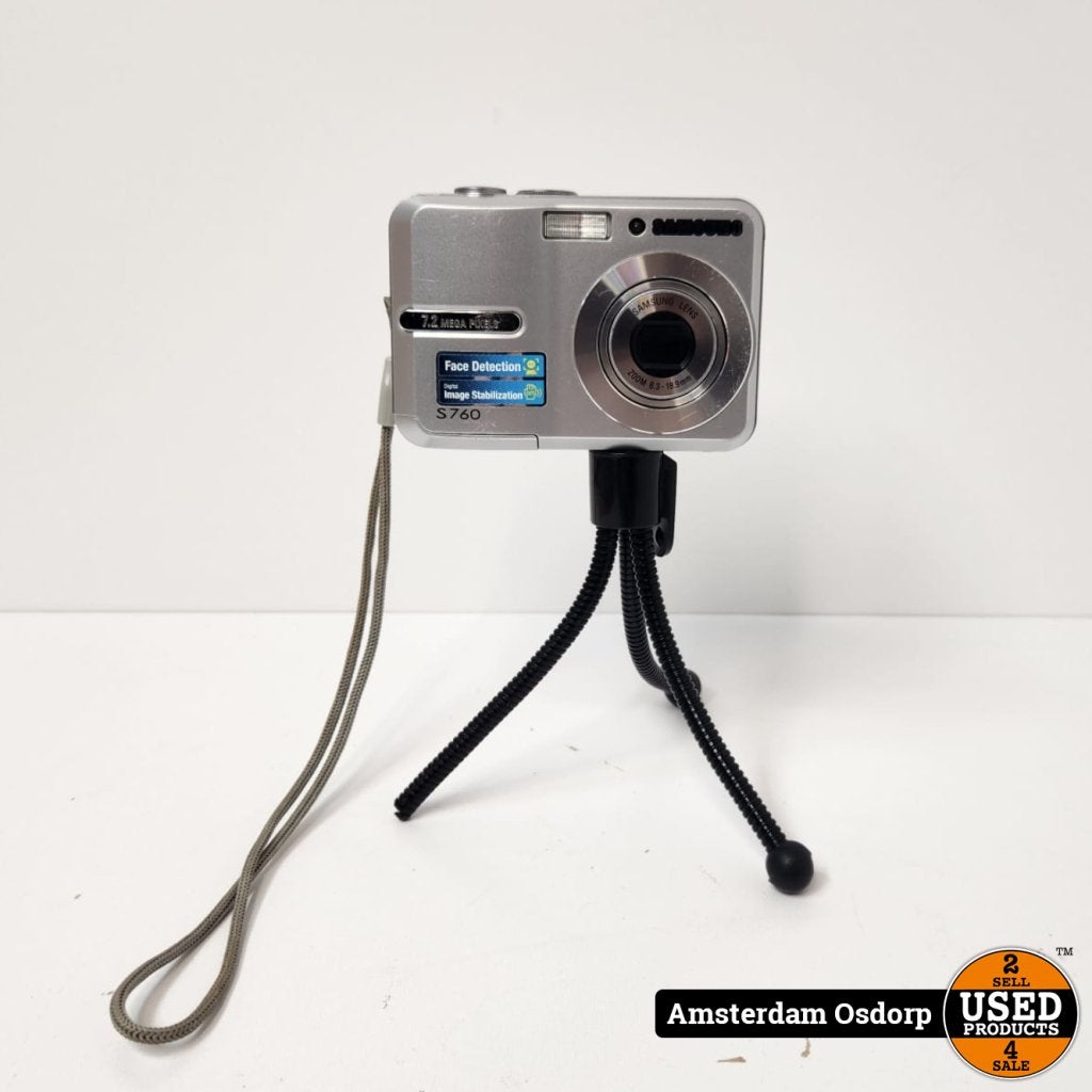 Samsung S760 | Digital Compact Camera | 7.2MP | Nette staat, Samsung, Gebruikt, Support@Samsung.com, 129, Samsung-ro, Yeongtong-gu
Suwon-si, Gyeonggi-do 16677
South Korea