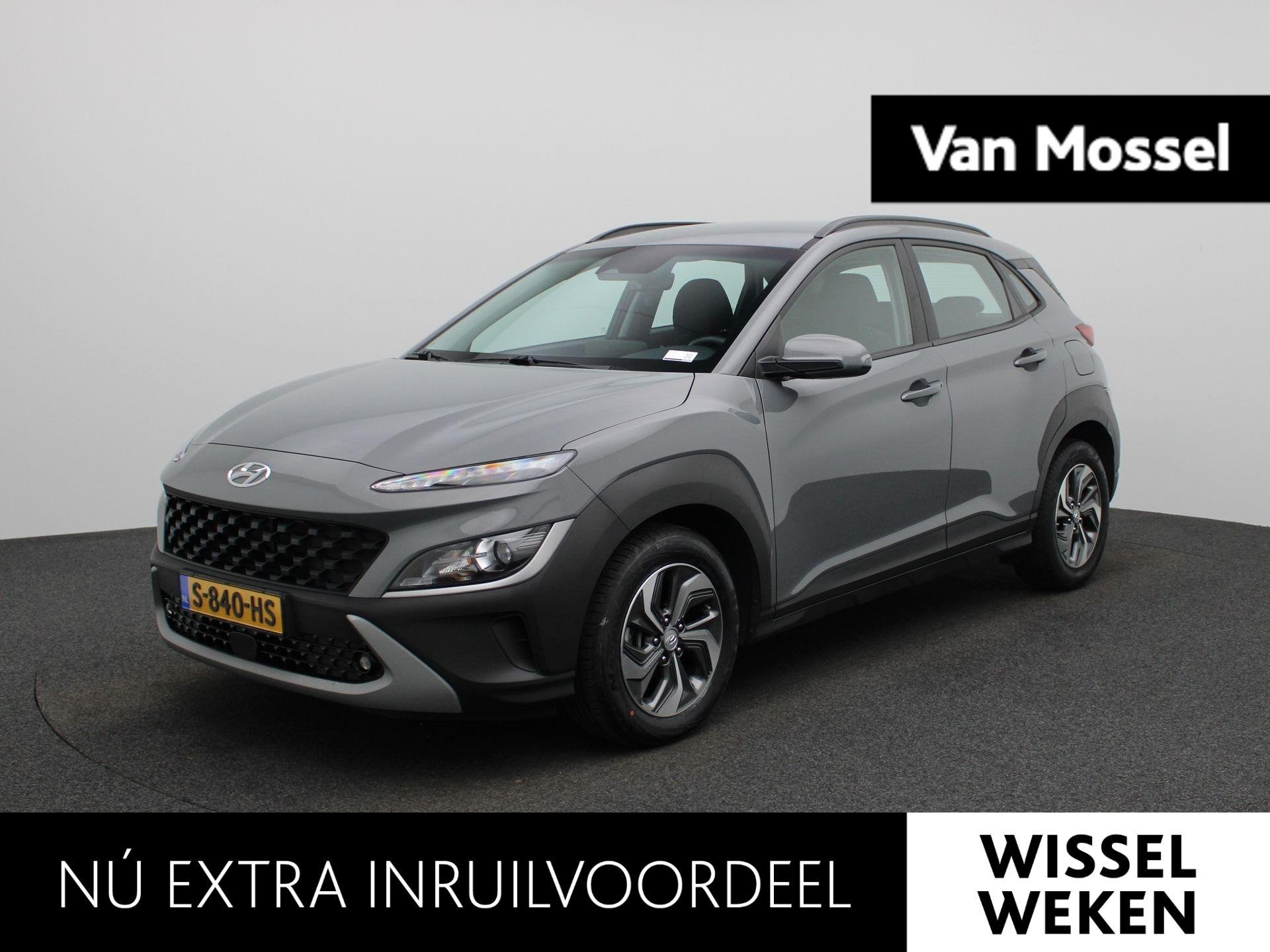 Hyundai Kona 1.6 GDI HEV Comfort | AUTOMAAT |Navigatie by ap, Auto's, Stof, Gebruikt, Euro 6, Origineel Nederlands