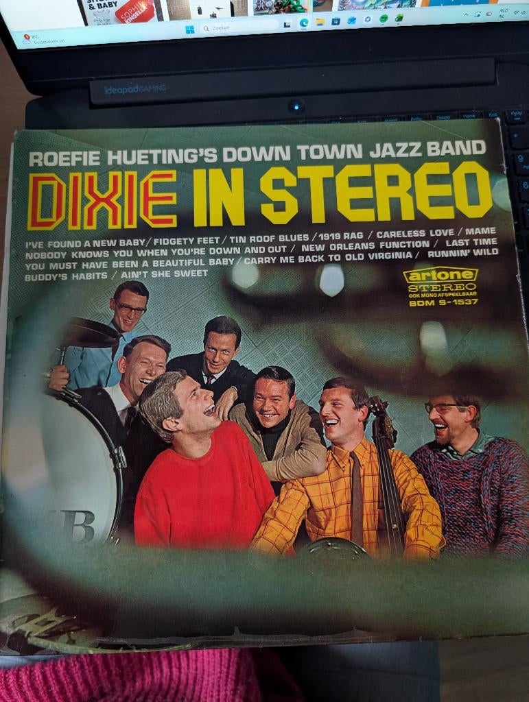 Roefie Hueting's down town jazz band - Dixie in stereo, 1960 tot 1980, Overige formaten, Ophalen of Verzenden, Zo goed als nieuw