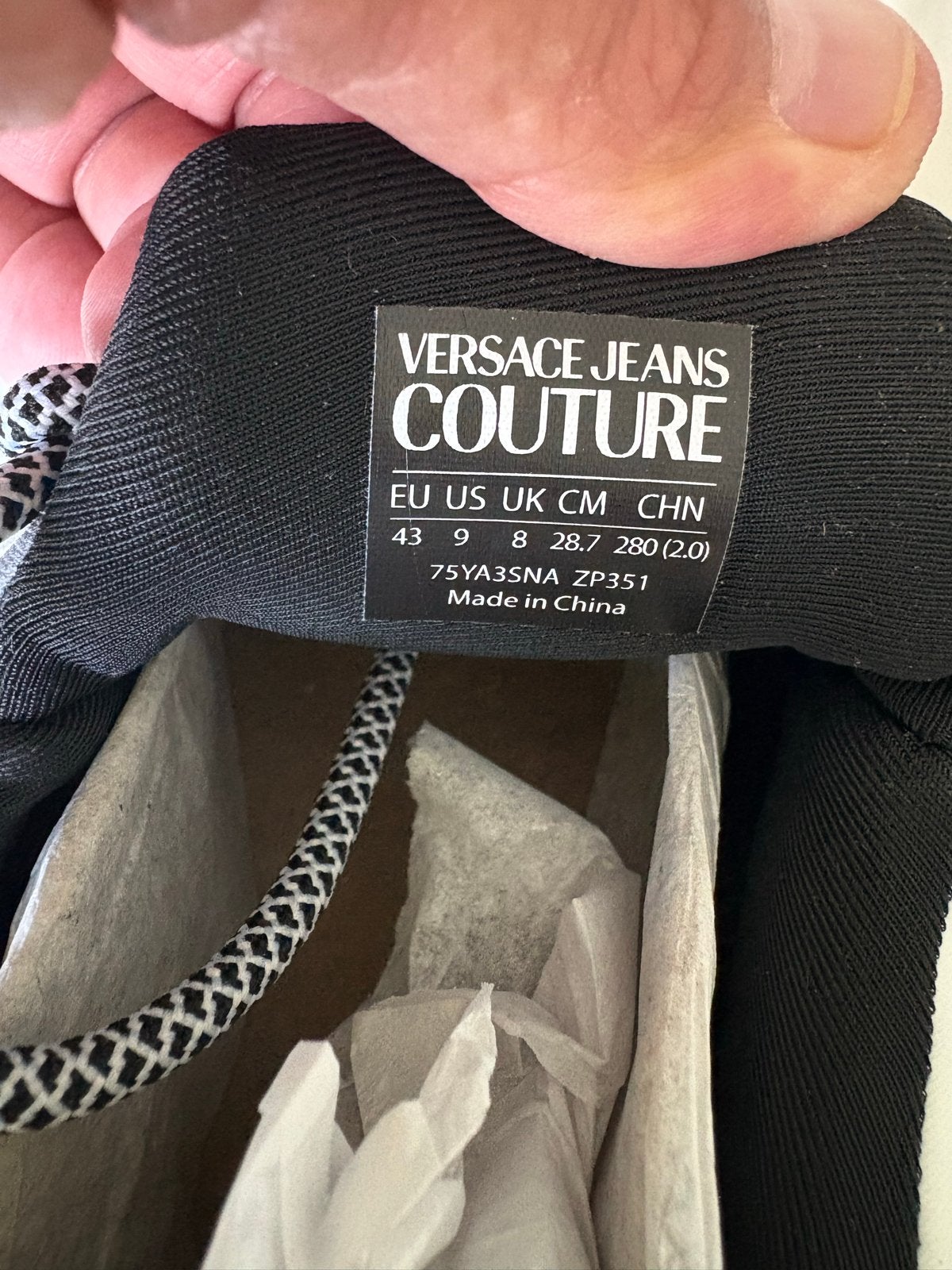 Versace Jeans Couture Sneakers Maat 43, Ophalen of Verzenden, Nieuw, Wit, Sneakers of Gympen