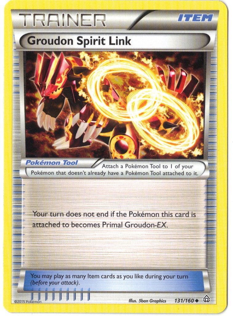 Primal Clash,  Groudon Sp. Link [uncommon] 131/160, Verzenden, Nieuw, Losse kaart