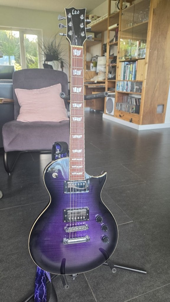 ESP LTD EC-256 + Band met straplocks + Gigbag, Ophalen, Gebruikt, Solid body, Overige merken