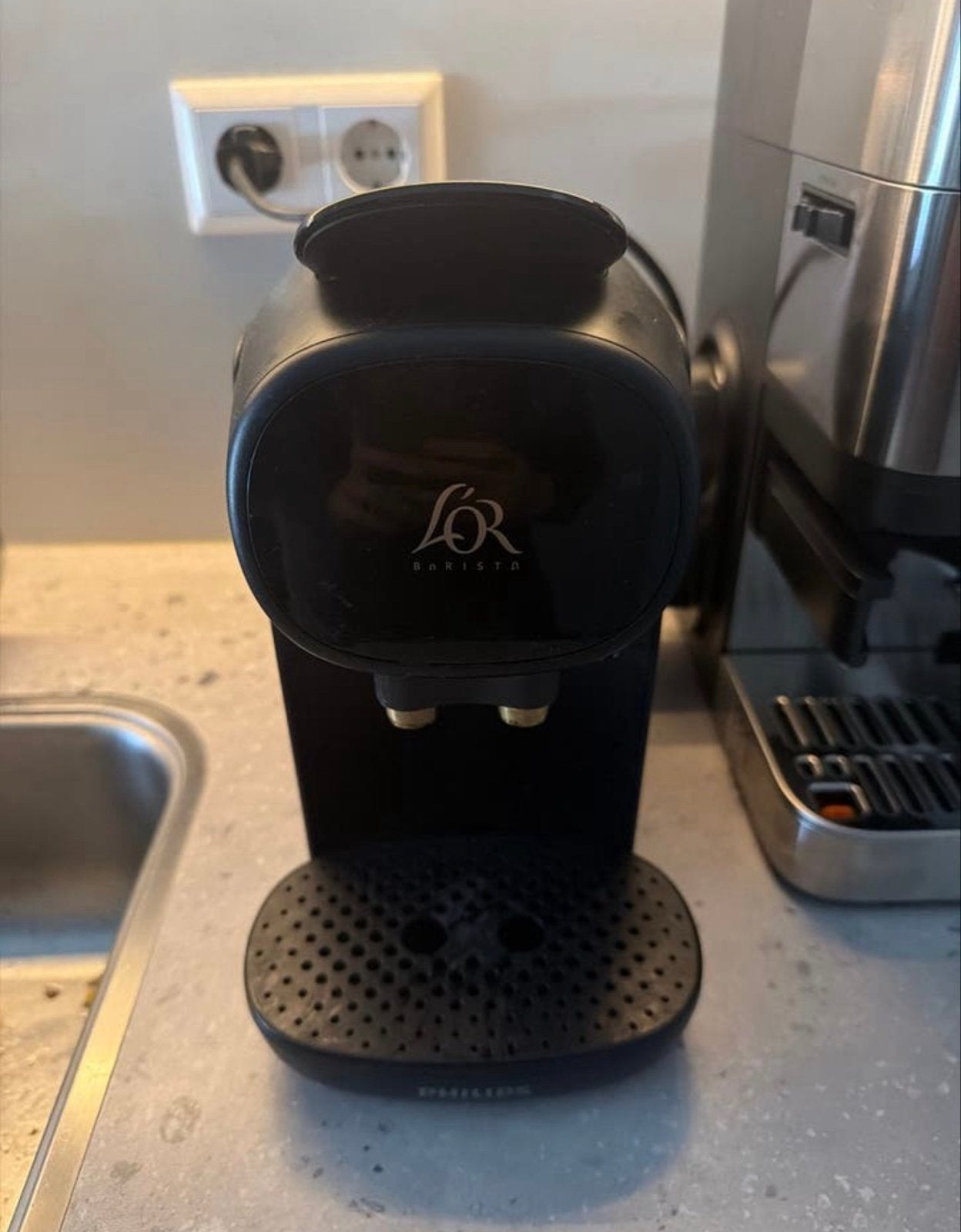 L'OR Barista Koffiezetapparaat - Zwart, Witgoed en Apparatuur, Koffiezetapparaten, Espresso apparaat, Ophalen of Verzenden, Zo goed als nieuw