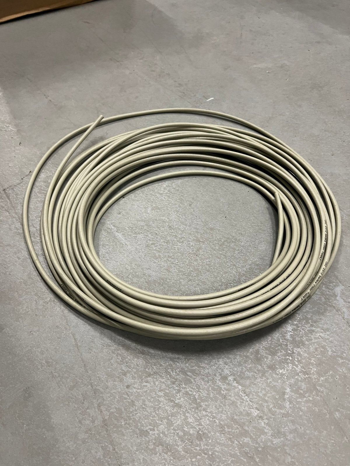 25m Bedea coax12 kabel grijs, Ophalen of Verzenden, Zo goed als nieuw, Kabel of Snoer