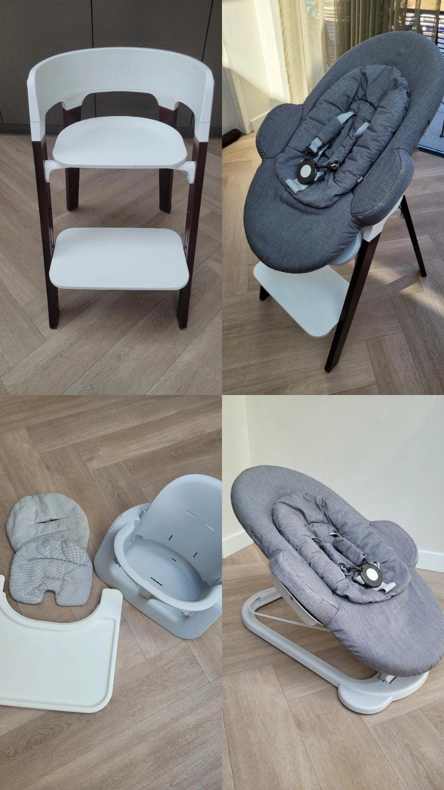 Stokke steps meegroeistoel/kinderstoel. compleet!, Kinderen en Baby's, Ophalen, Gebruikt, Meegroeistoel