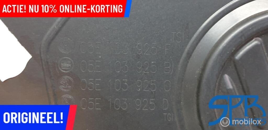VW GOLF 7 T-ROC TIGUAN 1.5 TSI Afdekplaat motor 05E103925F, Gebruikt, Volkswagen, Ophalen of Verzenden, Volkswagen