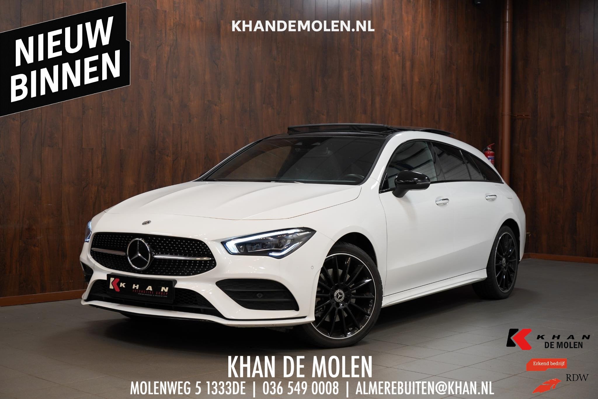 Mercedes-Benz CLA-klasse Shooting Brake 250 e AMG Line BOMVO, Auto's, CLA, Gebruikt, 4 cilinders, 16 kWh