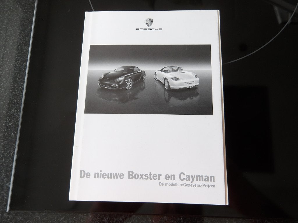 De nieuwe Boxster Cayman De modellen gegevens prijzen 6/2009, Verzenden, Zo goed als nieuw, Porsche