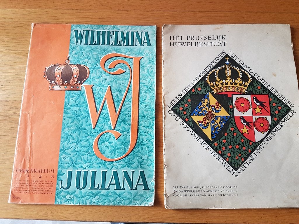 tijdschrift juliana / geboorte aankondiging beatrix, 3 stuks, Ophalen of Verzenden, Gebruikt, Nederland, Tijdschrift of Boek