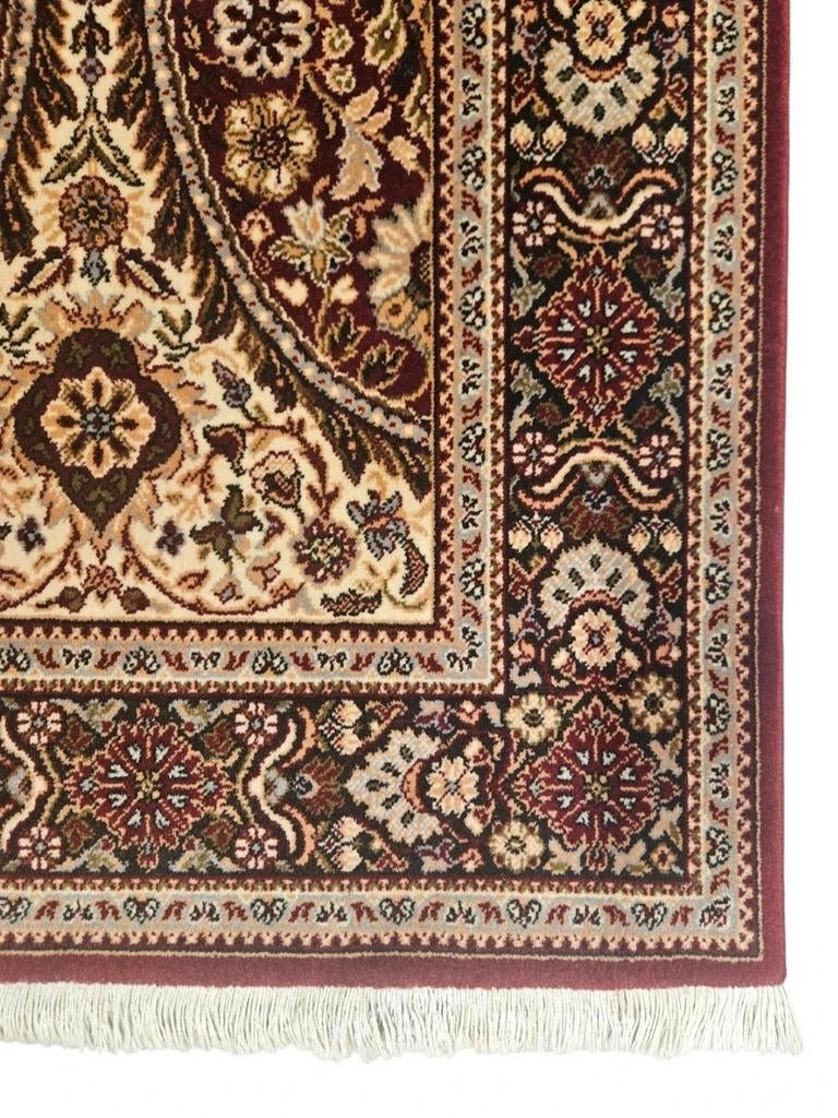 Prachtig Perzisch tapijt, klassiek design, rood/beige, 100 tot 150 cm, Onbekend, Crème, Zo goed als nieuw