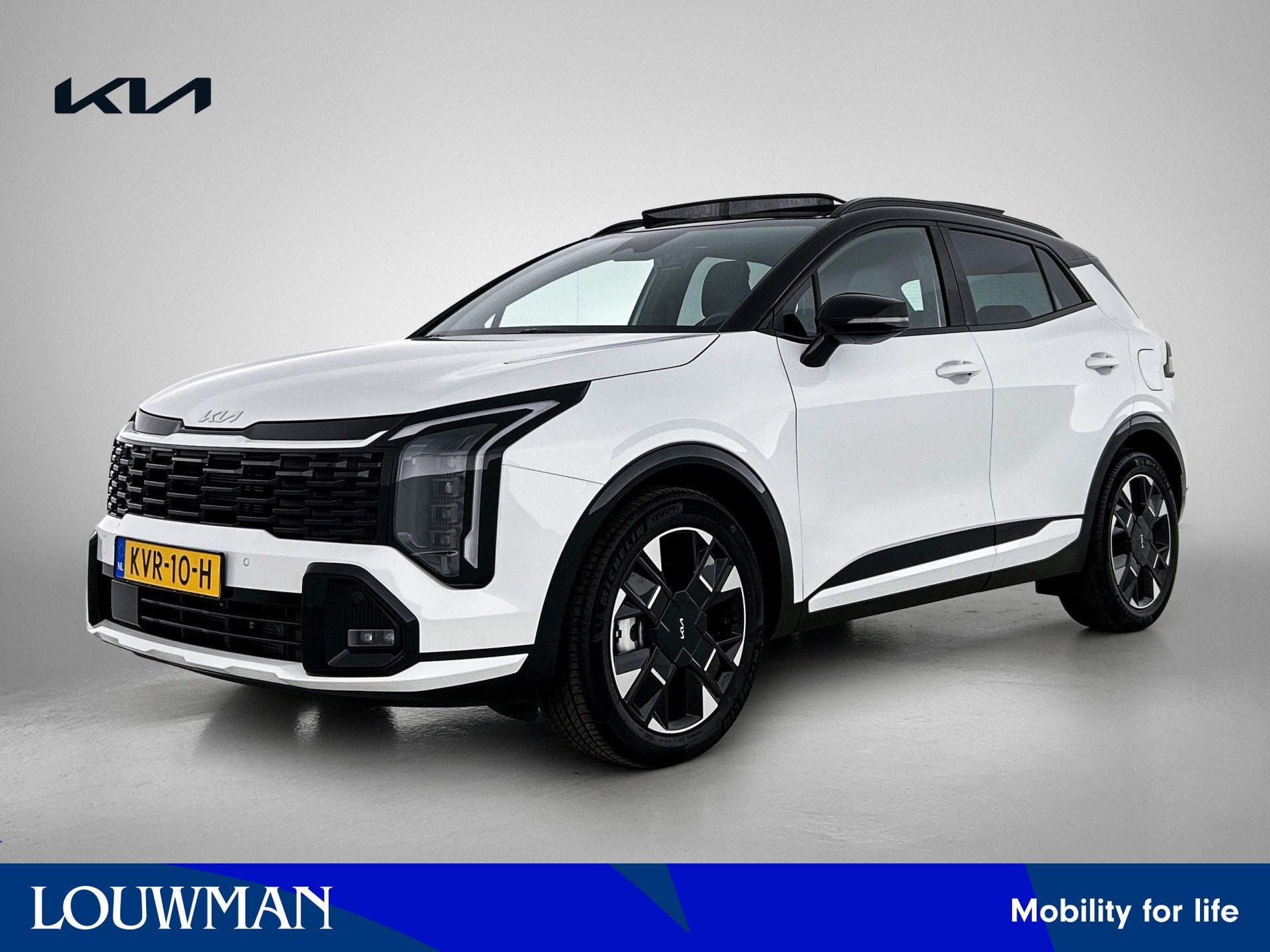 Kia Sportage 1.6 T-GDi Hybrid GT-Line Panoramadak | Climate, 12 maanden, Gebruikt, 4 cilinders, Leder en Stof