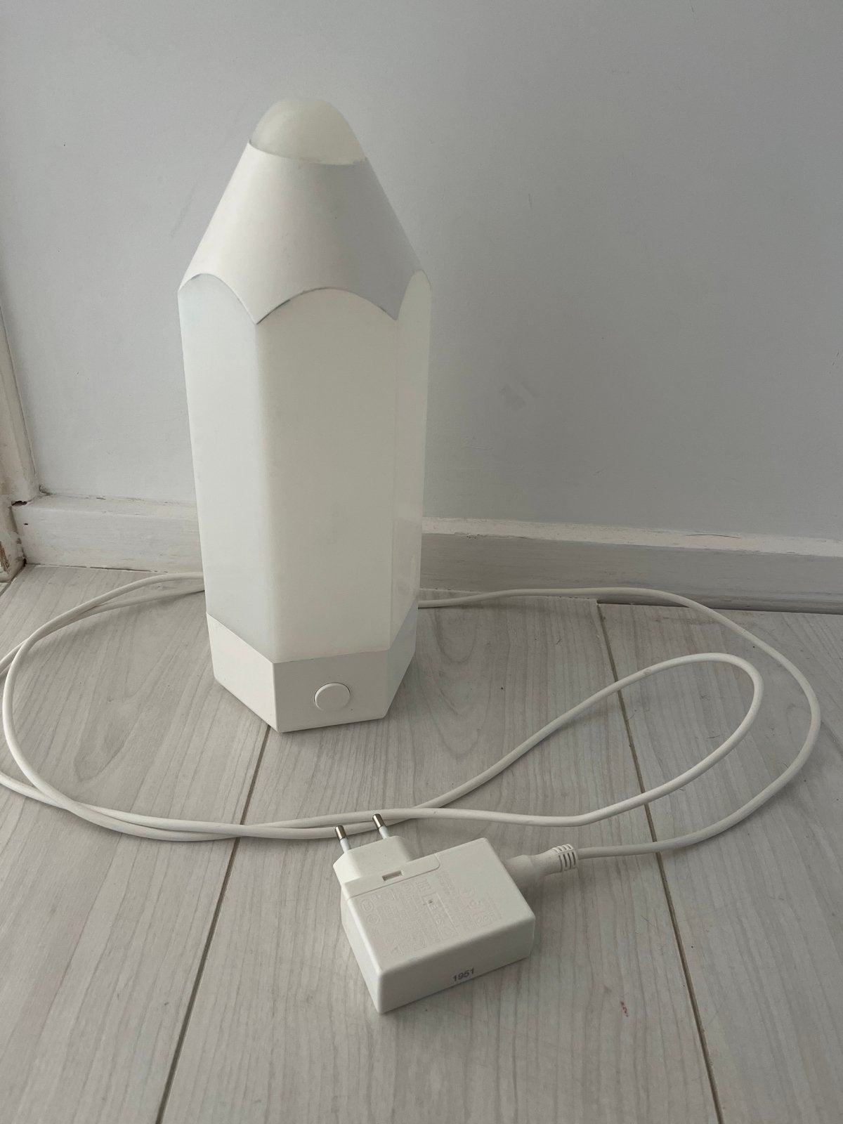 IKEA Potlood Lamp, Wit, Gebruikt, Kunststof, Ophalen of Verzenden