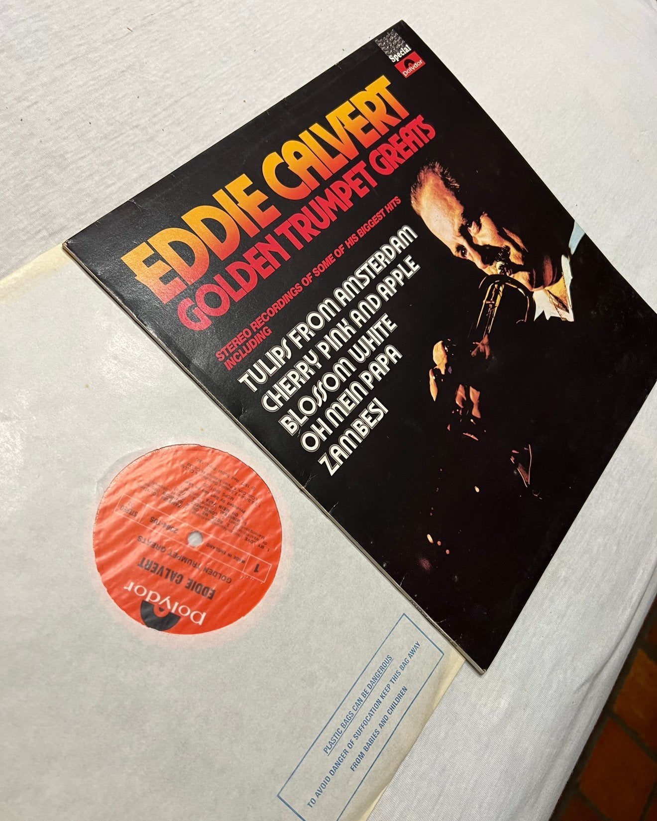 Eddie Calvert - Golden Trumpet Greats LP Vinyl 1977 + hoes, LP, Ophalen of Verzenden, Zo goed als nieuw, 12 inch