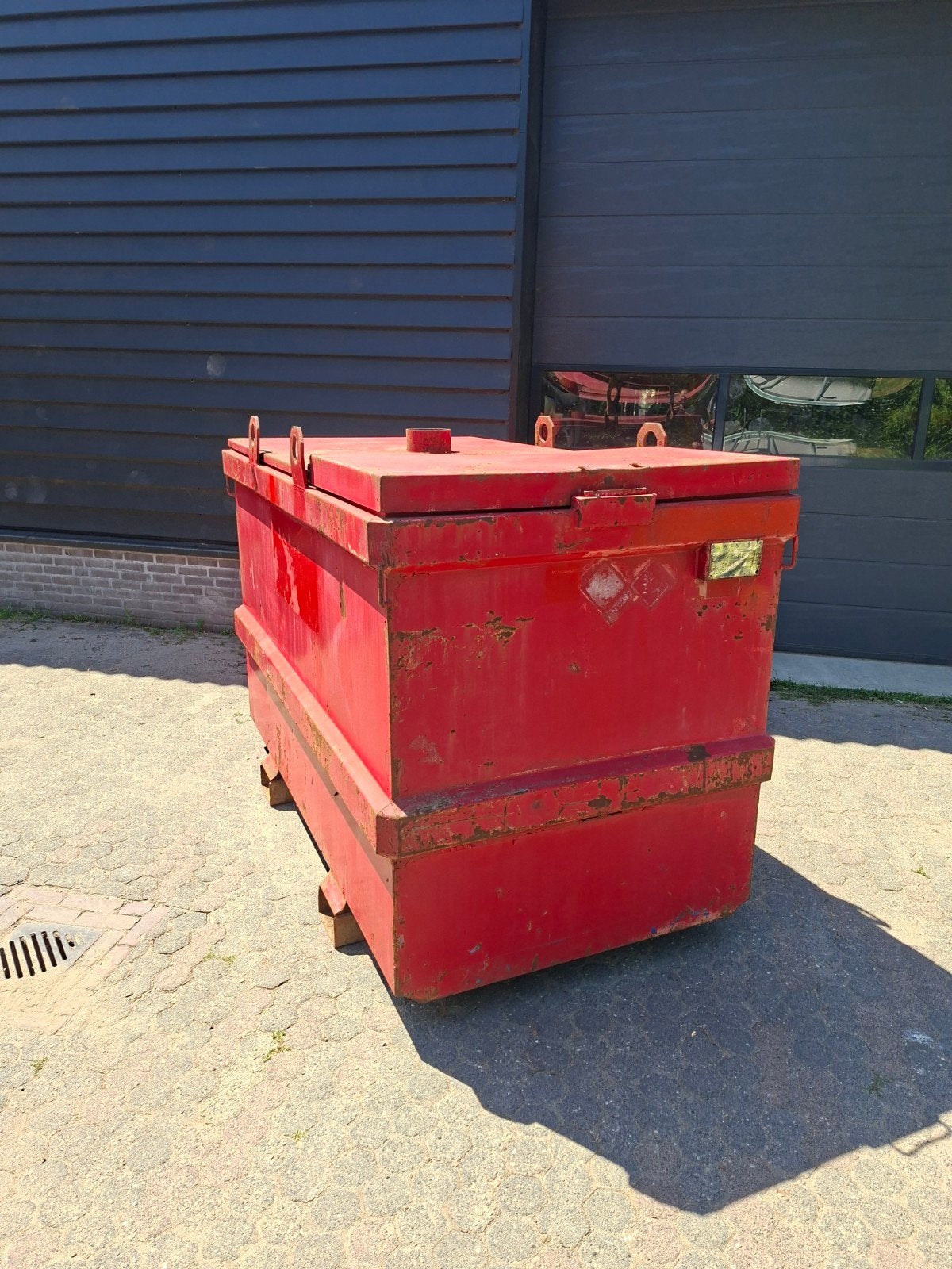 Tolsma IBC dieseltank, opslagtank 2000 liter,is gereinigd, Ophalen