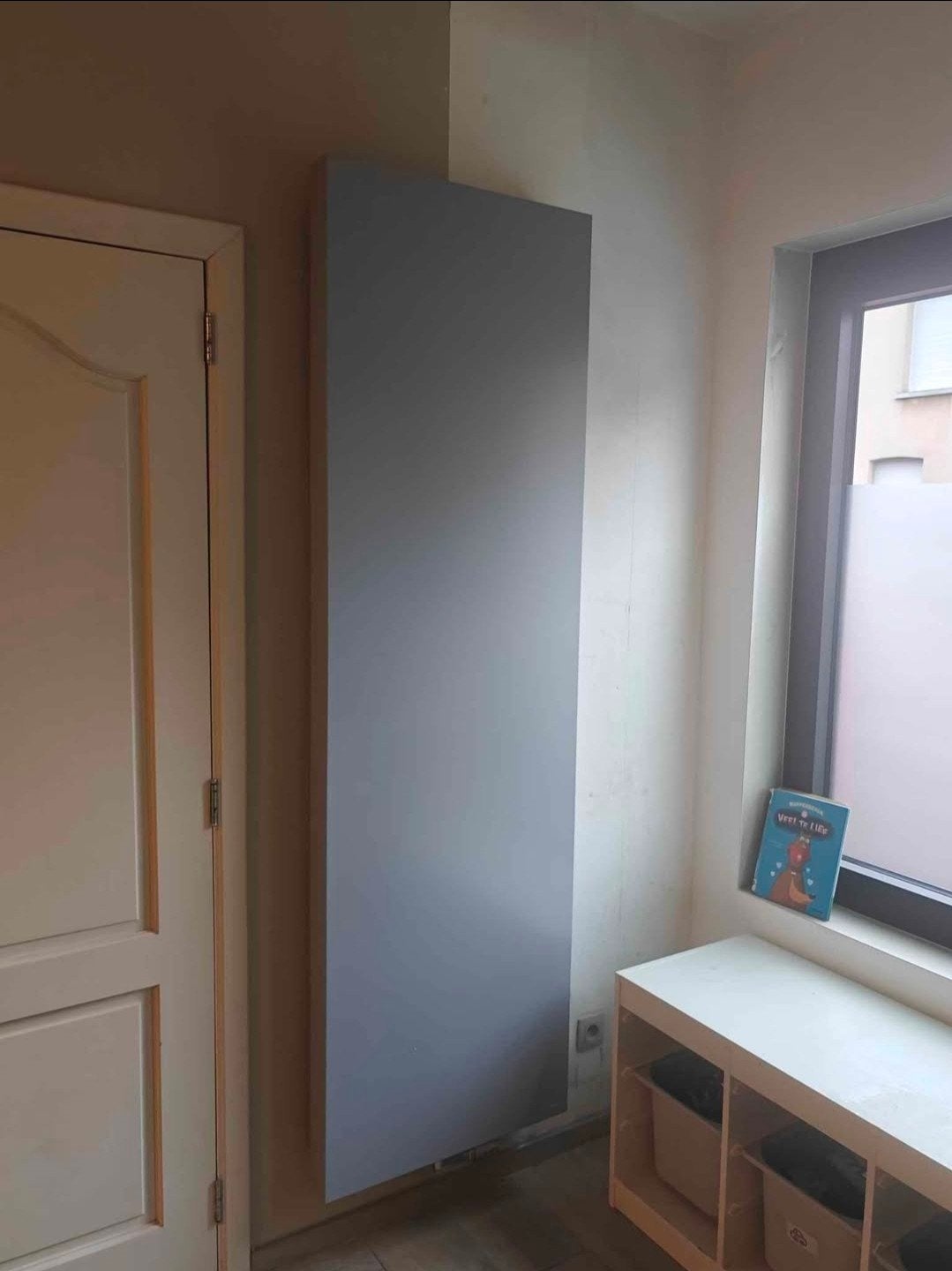 3x 'Vasco Niva N2l1' verticale design radiator grijs., Ophalen, 50 tot 100 cm, Zo goed als nieuw, Minder dan 25 cm