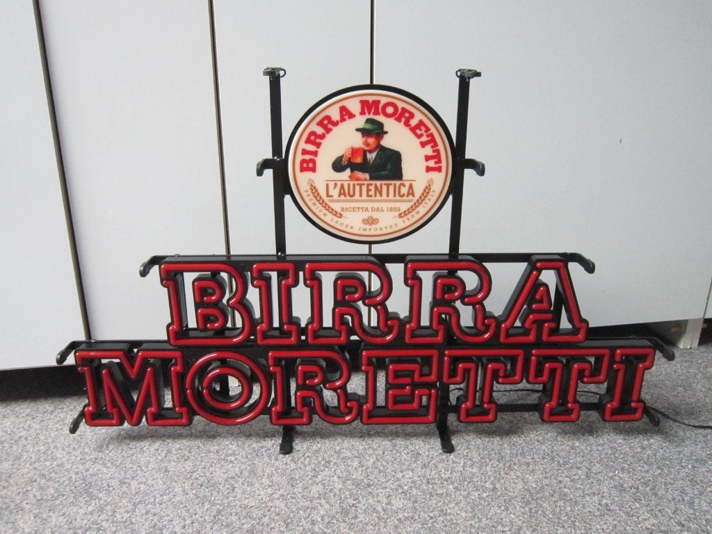BIRRA MORETTI LED LICHTRECLAME, Ophalen, Zo goed als nieuw, Overige typen, Overige merken