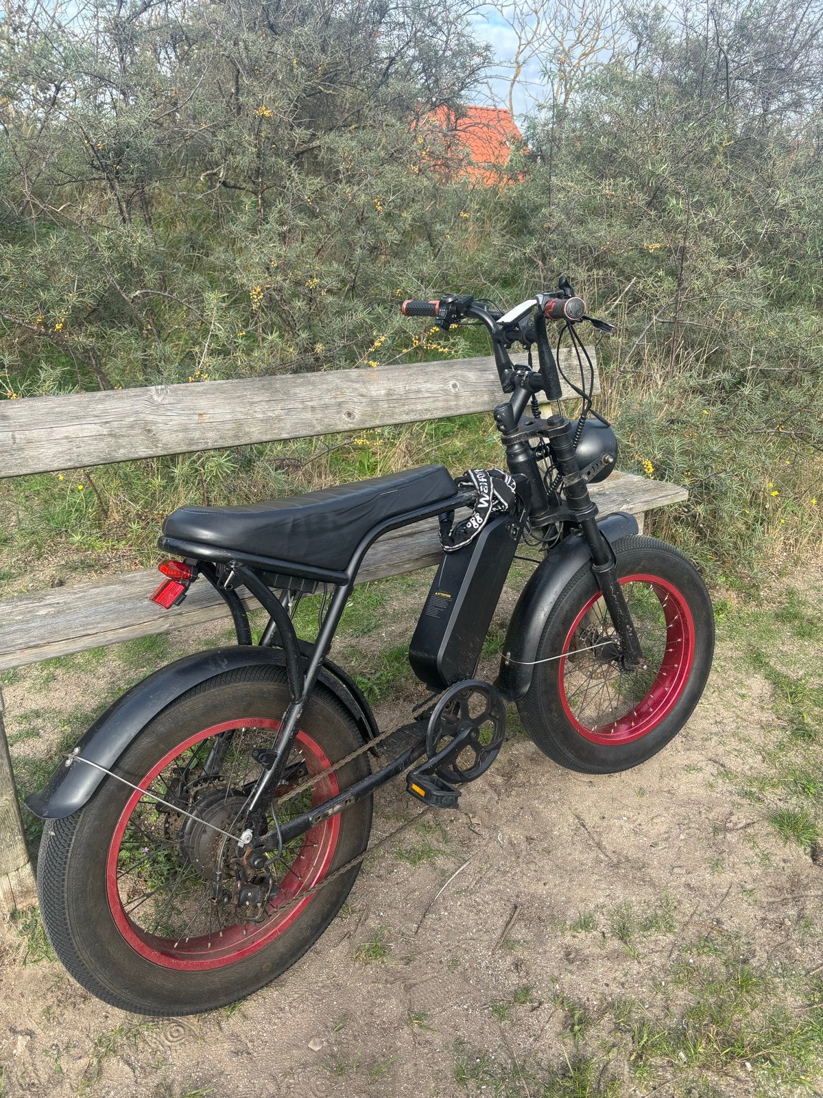 Ouxi v8 fatbike, Gebruikt, Minder dan 47 cm, 30 tot 50 km per accu, Ophalen