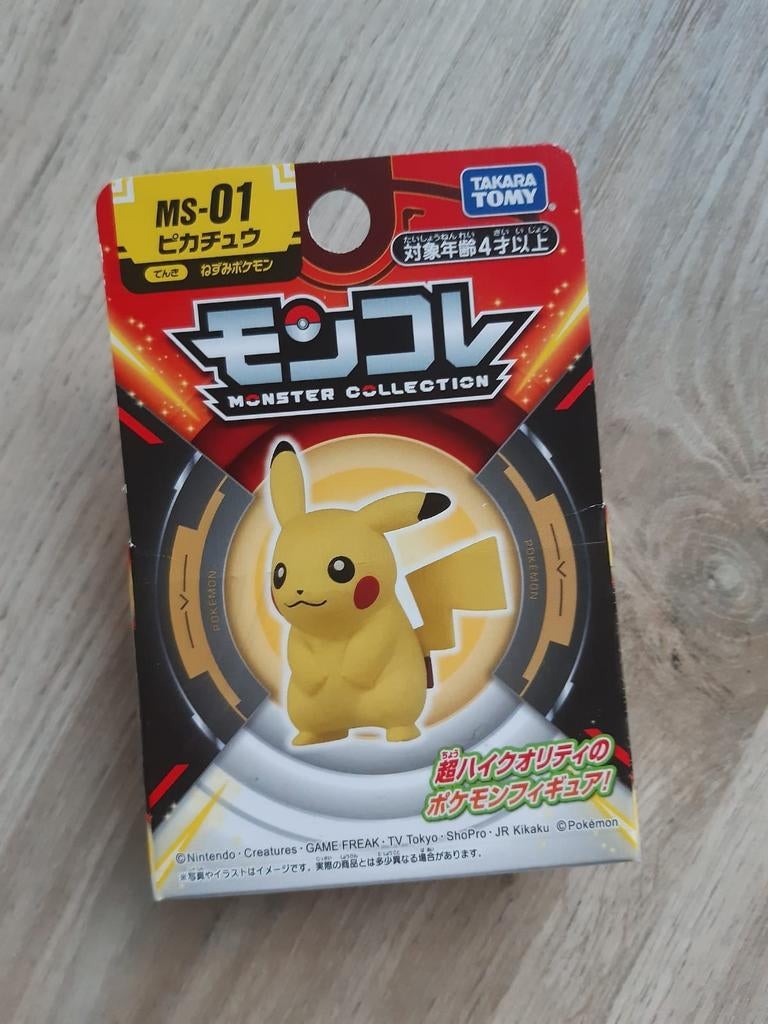 Pikachu Poppetje Takara Tomy MS-01, Ophalen of Verzenden, Nieuw