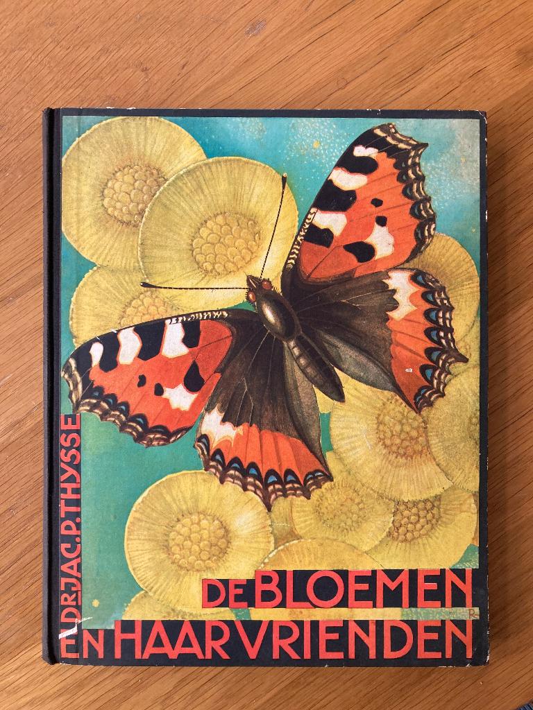 Verkade album "De bloemen en haar vrienden", Ophalen of Verzenden, Gelezen, Jac. P. Thijsse, Plaatjesalbum