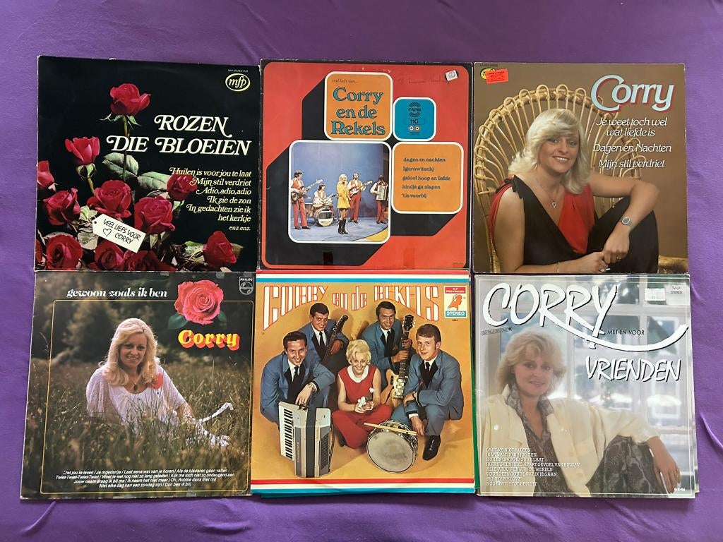12 LP's Corry Konings (ook per stuk te koop), Ophalen of Verzenden, Gebruikt, 12 inch, Levenslied of Smartlap