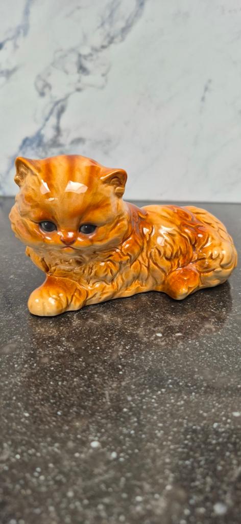 Prachtige GOEBEL poes-kat, Ophalen of Verzenden, Zo goed als nieuw, Hond of Kat, Beeldje of Figuurtje