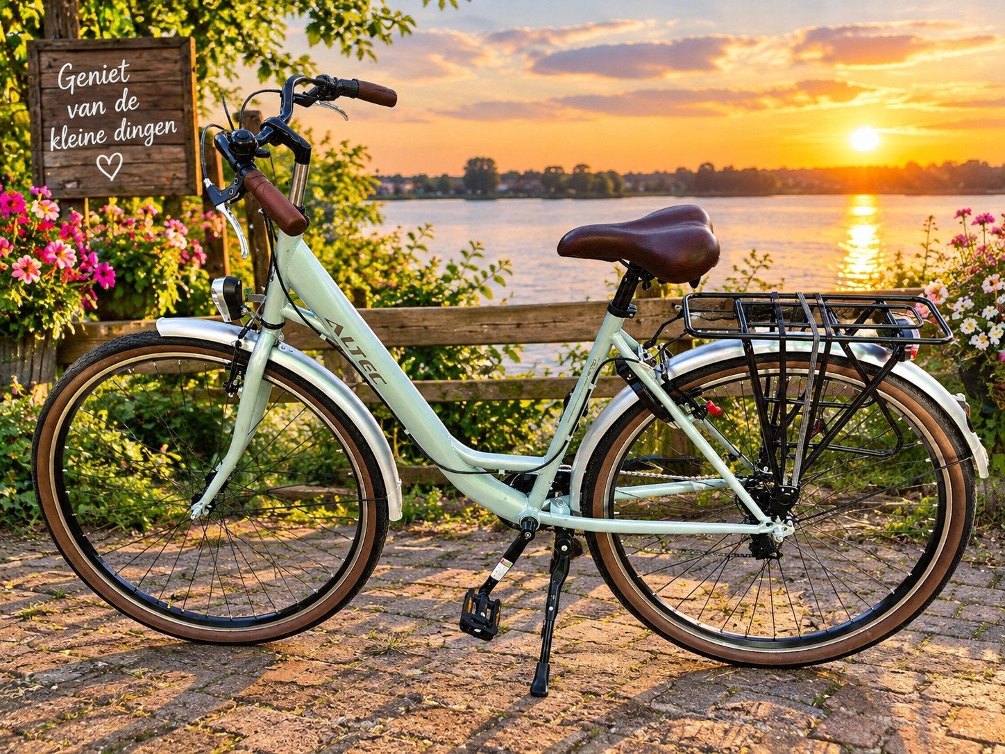Altec fiets met versnellingen en lage instap, Velgrem, (Extra) lage instap, Nieuw, 50 tot 53 cm