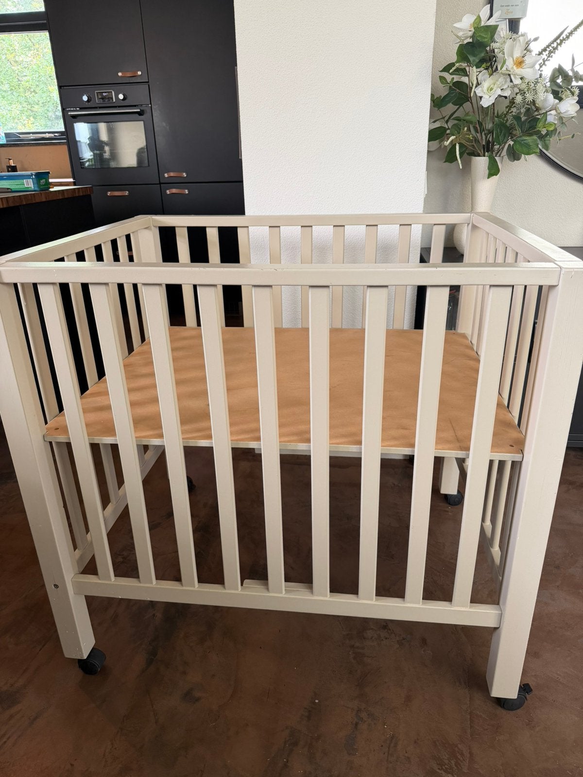 Baby box, Kinderen en Baby's, Boxen, Ophalen, Gebruikt, Rechthoekig, In hoogte verstelbaar