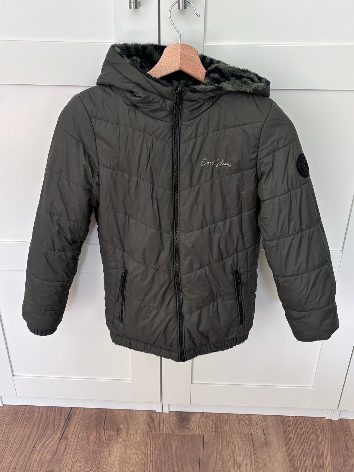 Cars Jeans omkeerbare jas maat 140, Kinderen en Baby's, Ophalen of Verzenden, Gebruikt, Meisje