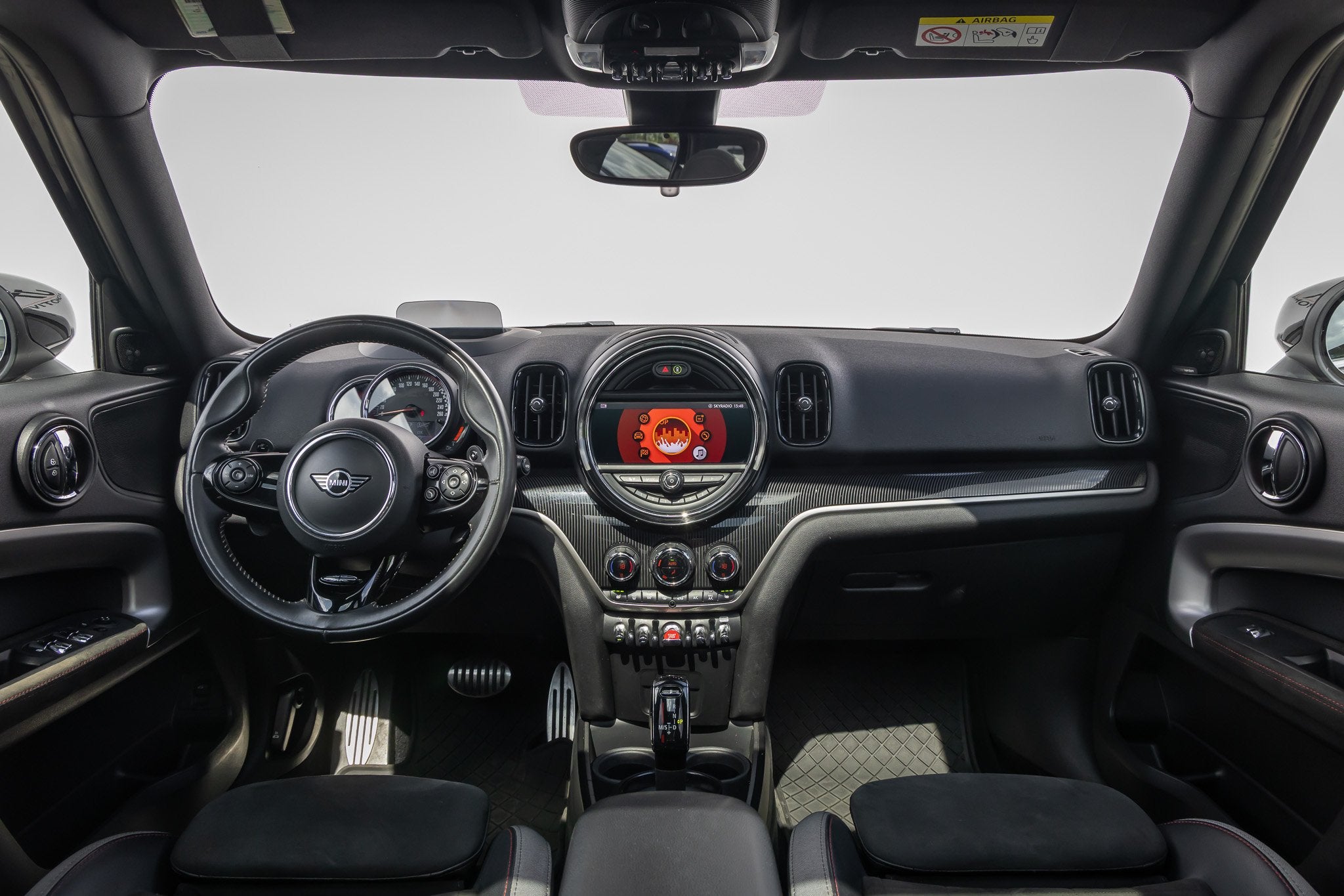 MINI Countryman 310pk 2.0 JCW ALL4 Chili NLAuto pano | Stoel, Auto's, Mini, 1998 cc, Gebruikt, Euro 6, Zwart