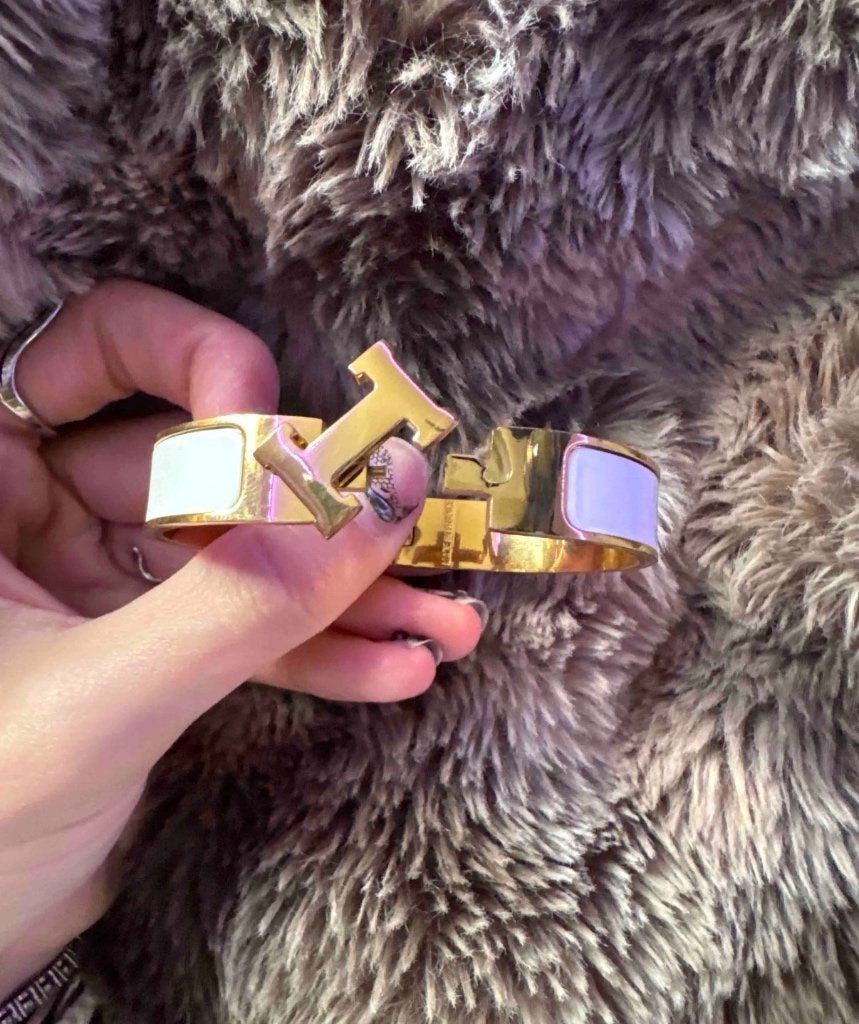 Hermes armband ZSM WEG!, Sieraden, Tassen en Uiterlijk, Ophalen of Verzenden, Zo goed als nieuw, Wit, Goud