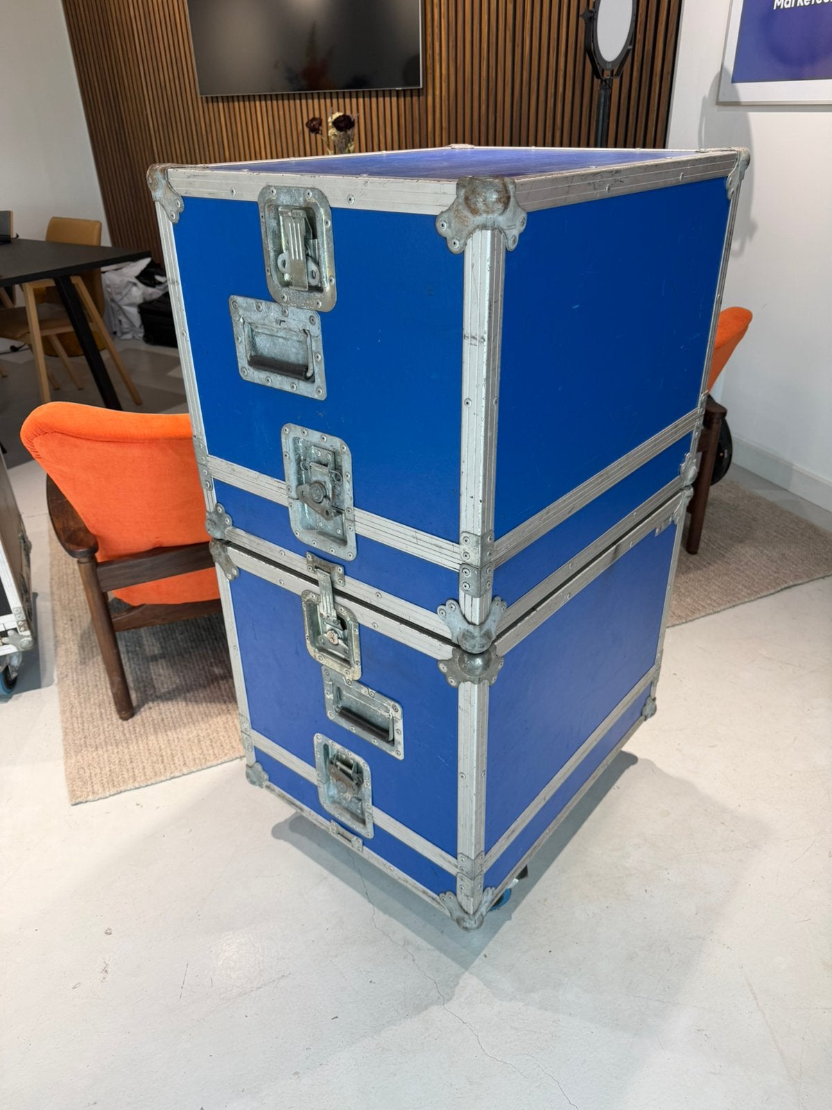 Audipack flightcases stapelbaar op wielen, Ophalen, Zo goed als nieuw, Overige instrumenten