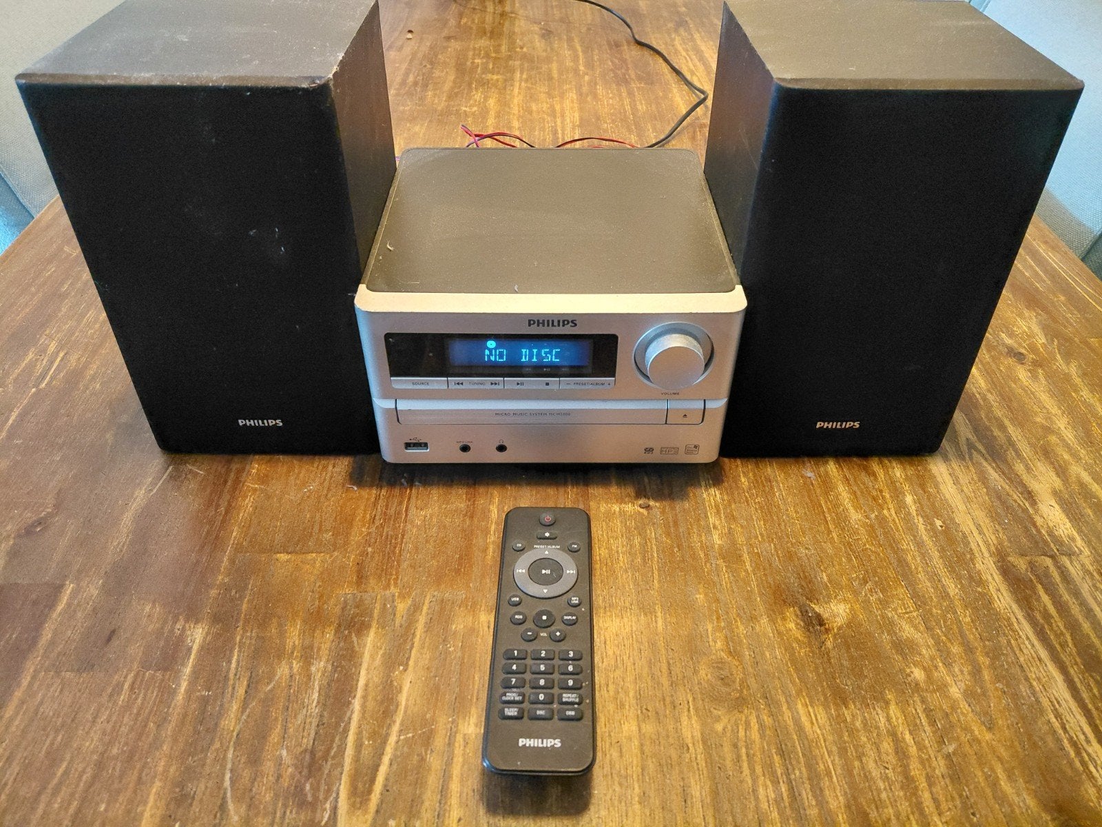 Philips Microset met CD-speler, tuner en speakers, Ophalen, Philips, Tuner of Radio, Zo goed als nieuw