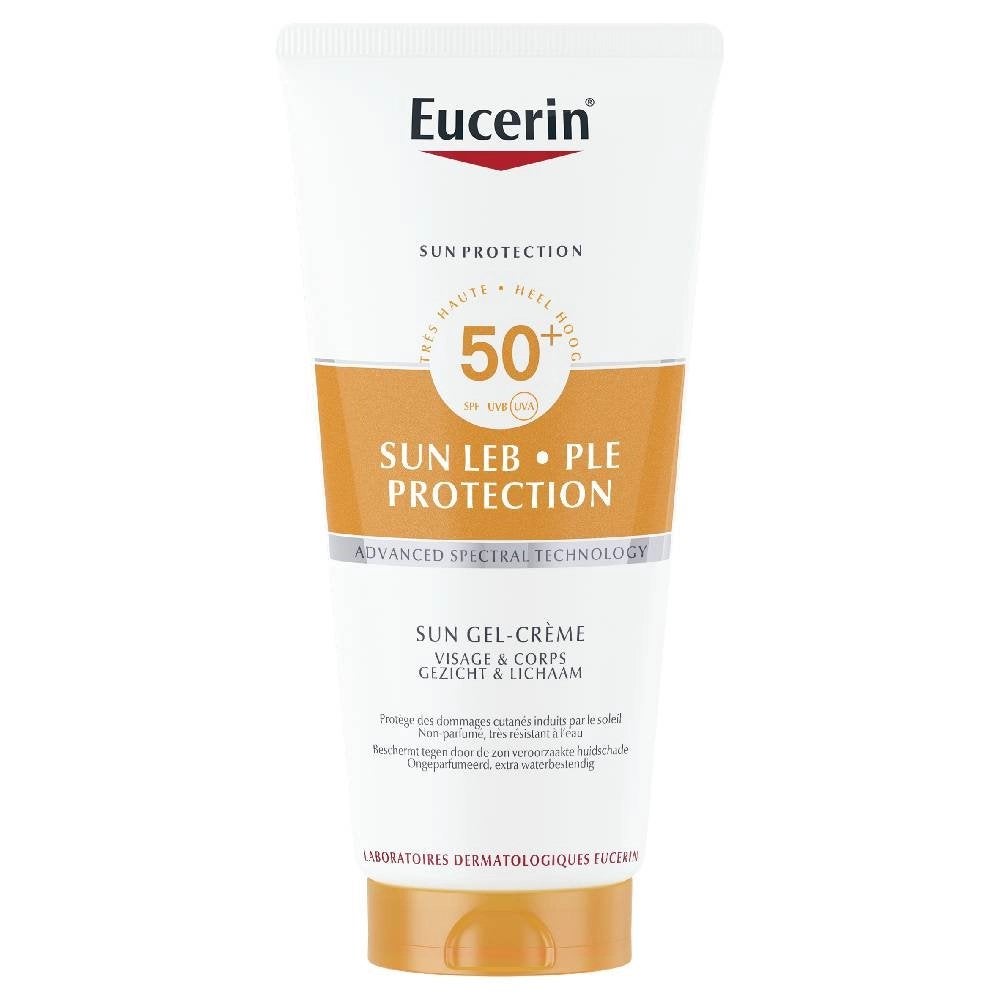 Eucerin Sun PLE Protect Sun Gel-Crème Gezicht/Lichaam SPF50+, Verzenden, Nieuw, Zonnebrand of After Sun