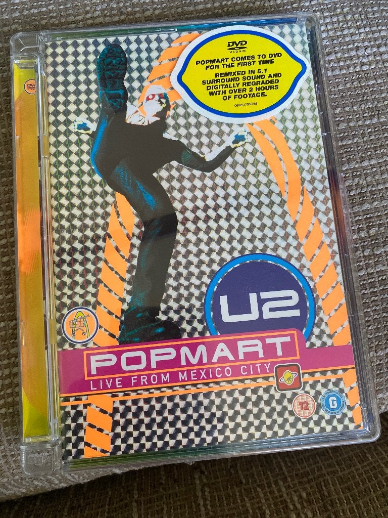 U2 Popmart Live From Mexico City DVD, Cd's en Dvd's, Engels, Ophalen of Verzenden, Zo goed als nieuw, Concert