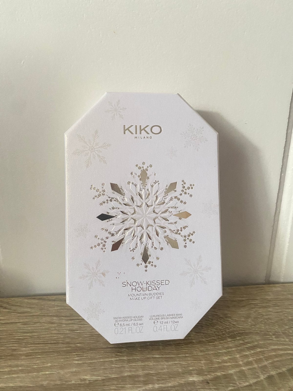 Kiko milano giftset mascara & lipgloss, Ophalen of Verzenden, Zo goed als nieuw, Gehele gezicht