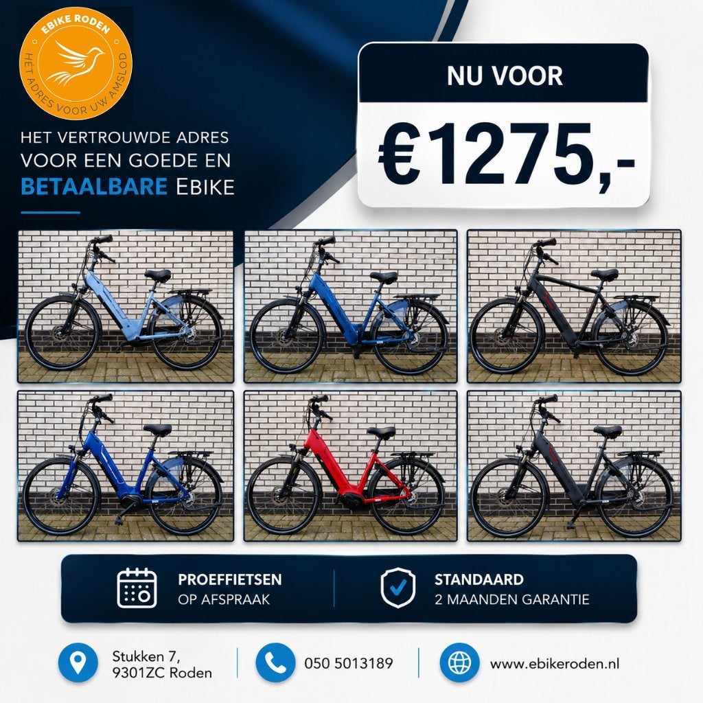 Amslod Highland F-LV 36,5V 540Wh Ebike | €1275,-, Overige merken, Versnellingen, Ophalen of Verzenden, Zo goed als nieuw