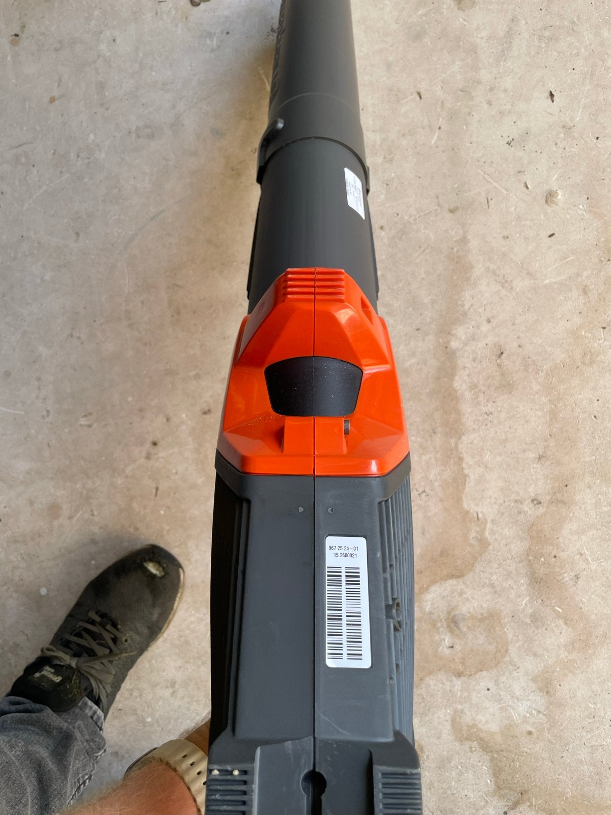 Husqvarna 436LiB Accu Bladblazer - Zo goed als nieuw, Tuin en Terras, Ophalen of Verzenden, Zo goed als nieuw, Accu, Handgedragen