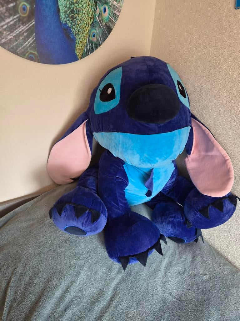 XXXL Stitch Knuffel - Groot en Zacht, Disney, Disney, Overige typen, Blauw