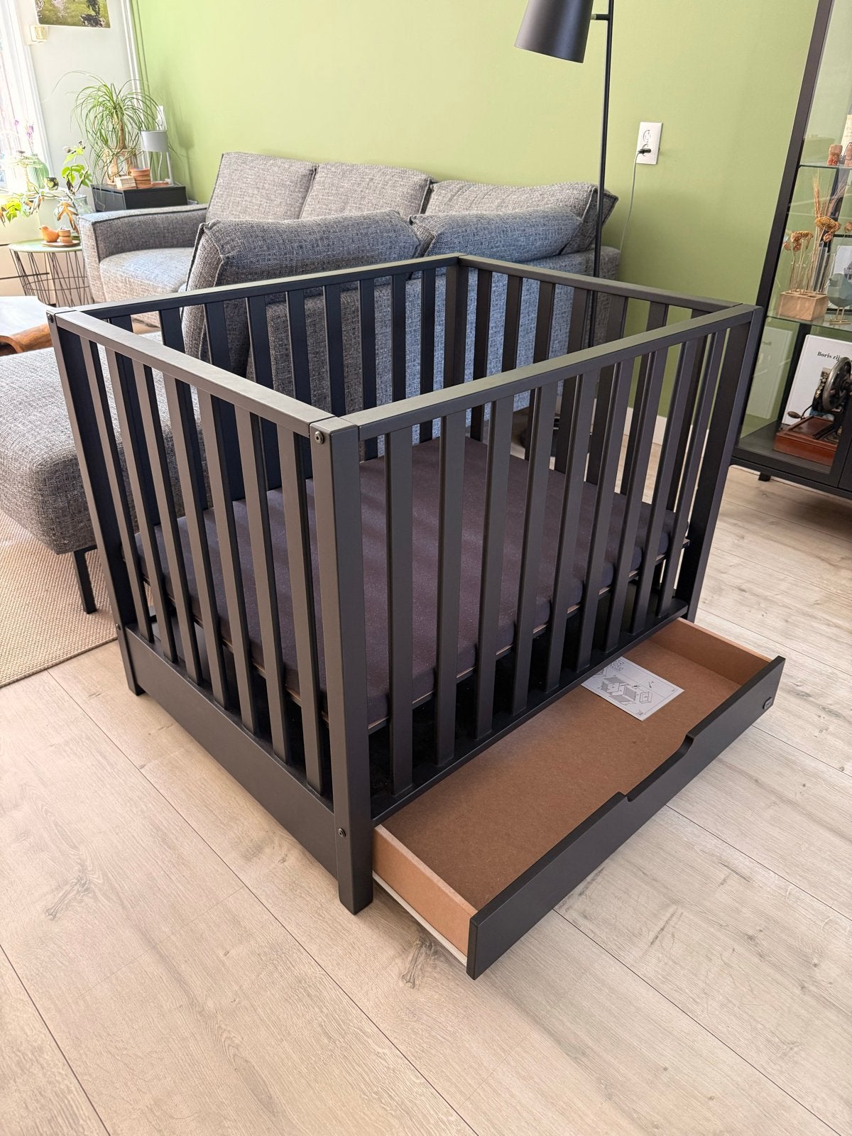 Box TWF Sam zo goed als nieuw (incl. matras), Ophalen, Zo goed als nieuw, Vierkant, Lade