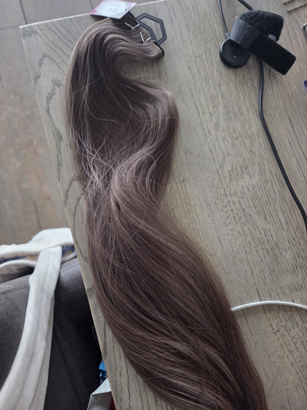 Humano Hair Ultra Invisible Extensions 55cm 60g kleur 2, Sieraden, Tassen en Uiterlijk, Uiterlijk | Haarverzorging, Verzenden