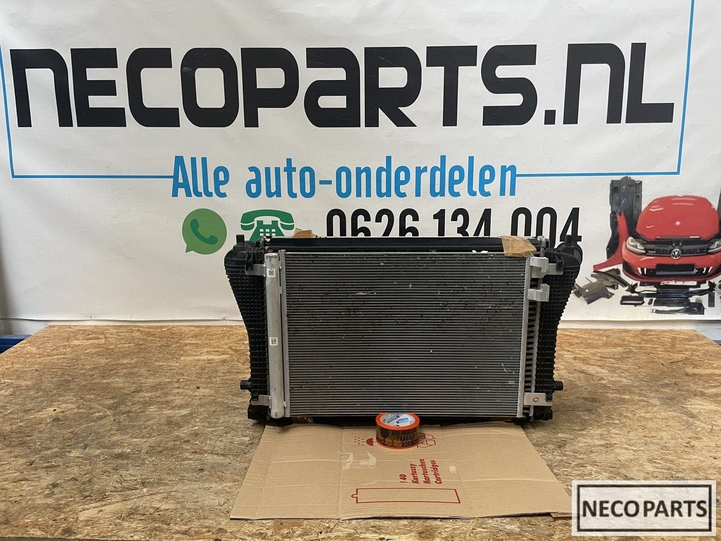 MERCEDES W205 C KLASSE KOELERPAKKET KOELER RADIATEUR, Gebruikt, -, Ophalen of Verzenden, -