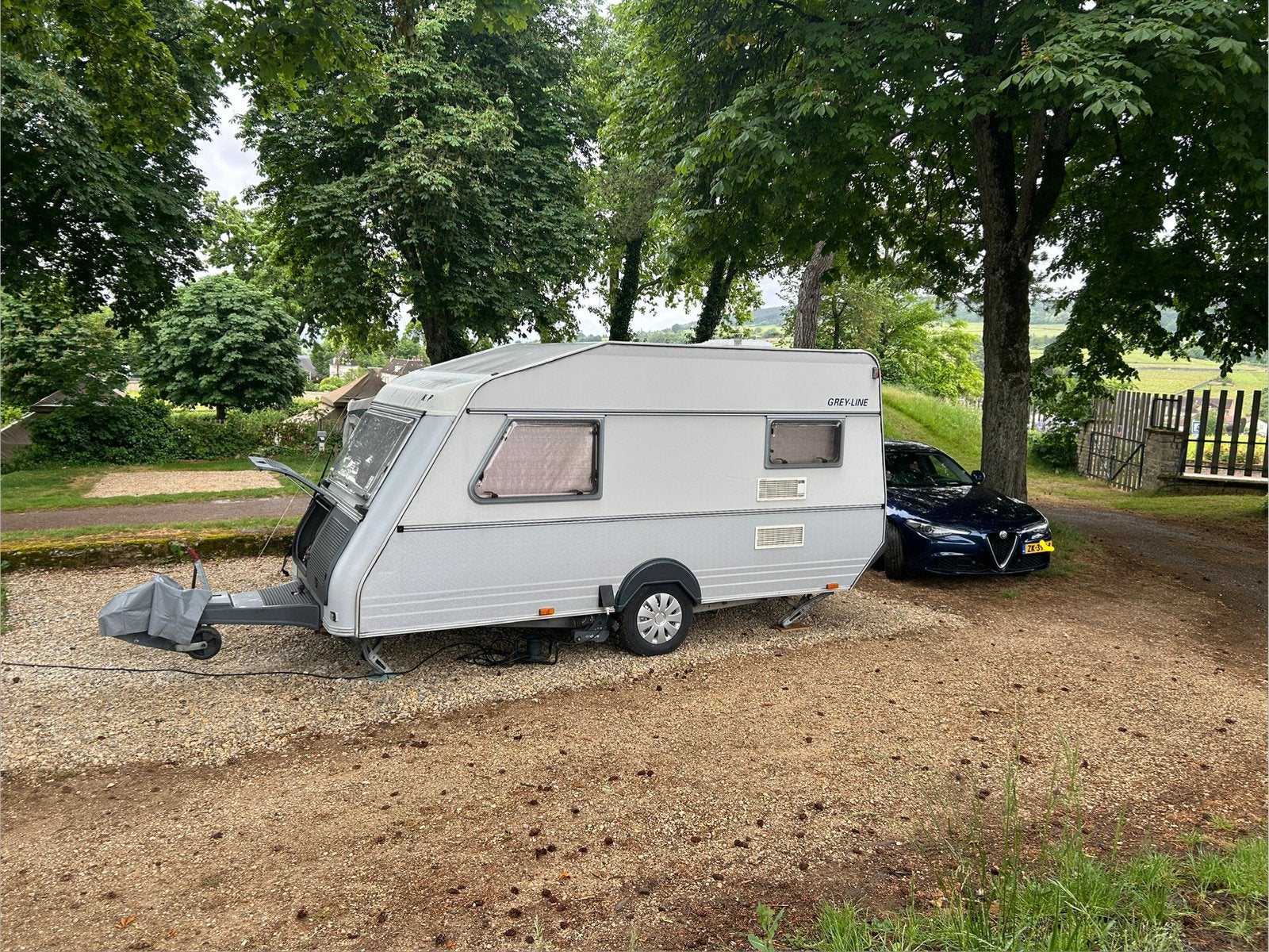 Kip Grey-Line 41 Mover Voortent, Rondzit, Kip, Omvormbare zithoek, Particulier