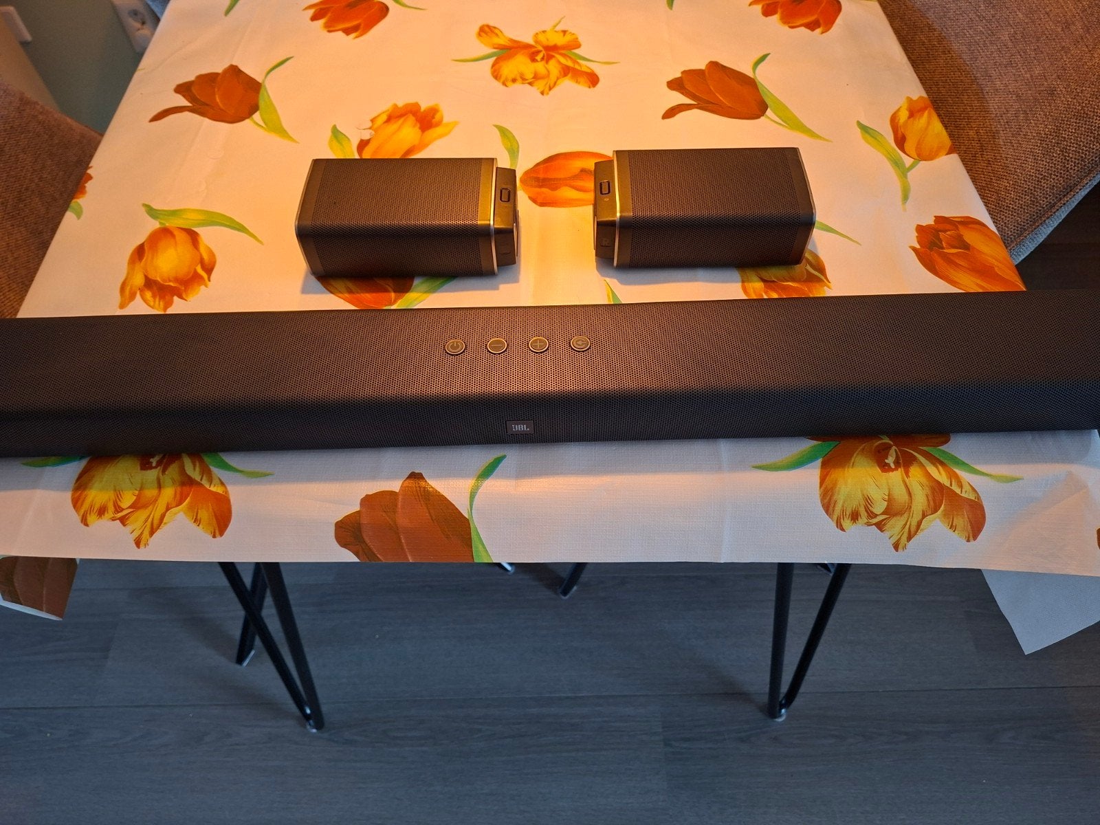 JBL Bar 5.1 Soundbar met afneembare surround speakers, Ophalen, Bluetooth, Zo goed als nieuw