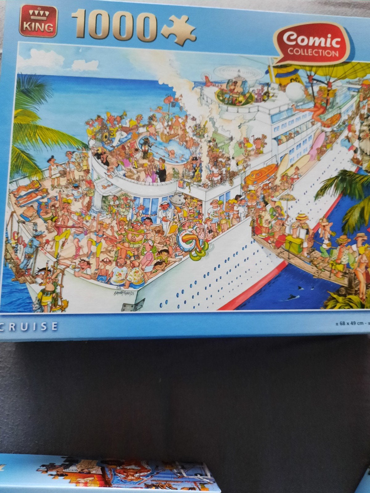 3 puzzels, Ophalen, 500 t/m 1500 stukjes, Zo goed als nieuw
