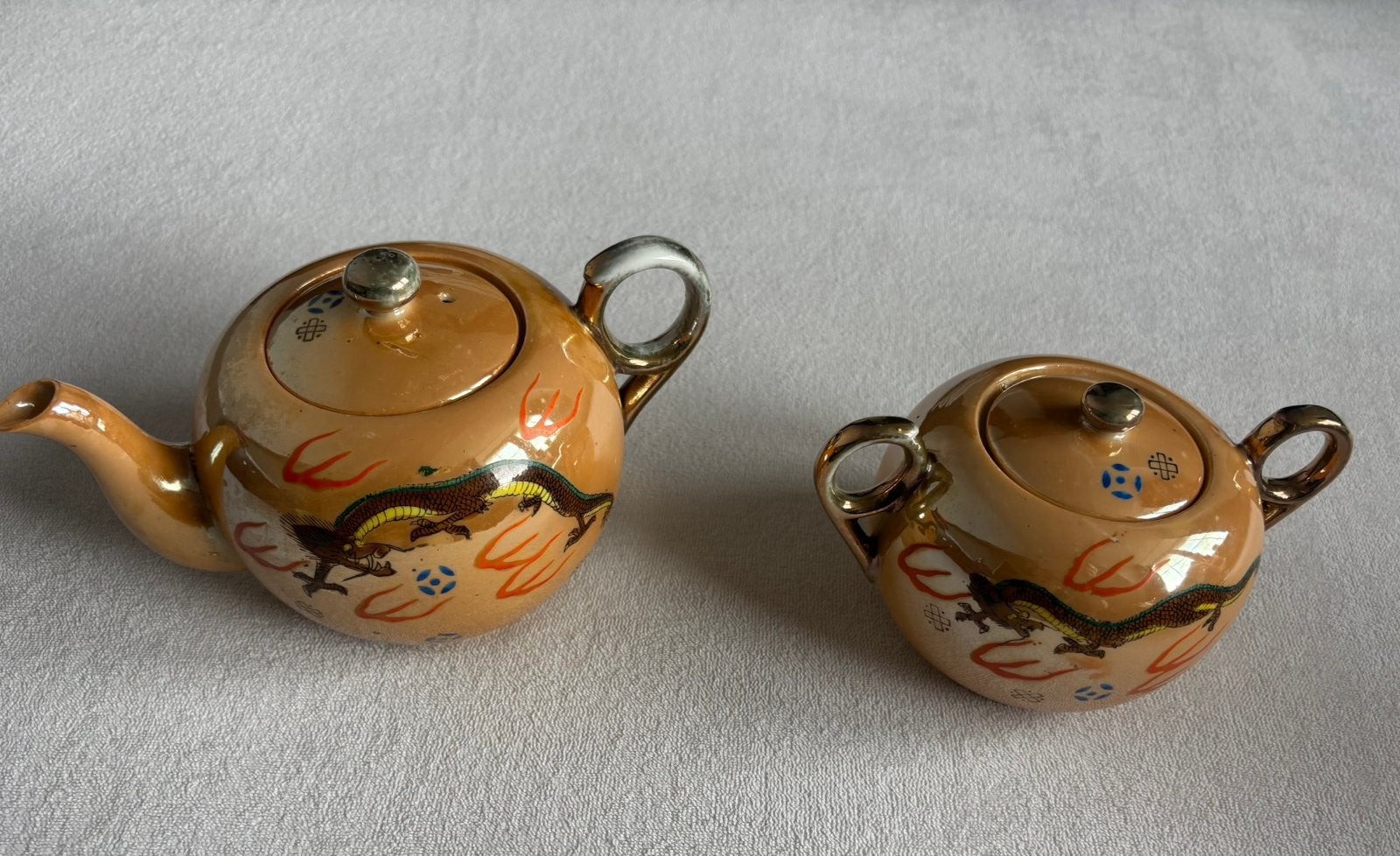 Leuke theepot set Japanse stijl, Antiek en Kunst, Ophalen of Verzenden