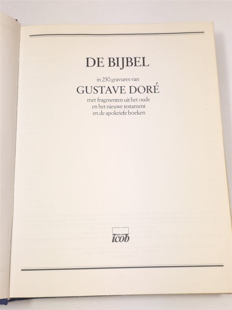 De Bijbel — 230 Gravures van Gustave Doré, Groot Formaat, Boeken, Kunst en Cultuur | Beeldend, Ophalen of Verzenden, Gelezen